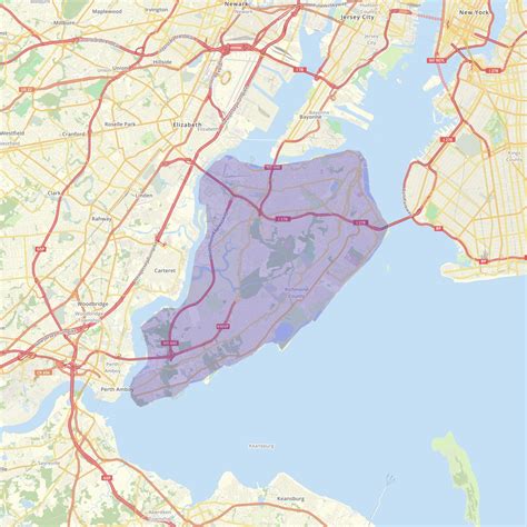 Training and Certification Options for MAP Map of Staten Island with Zip Codes